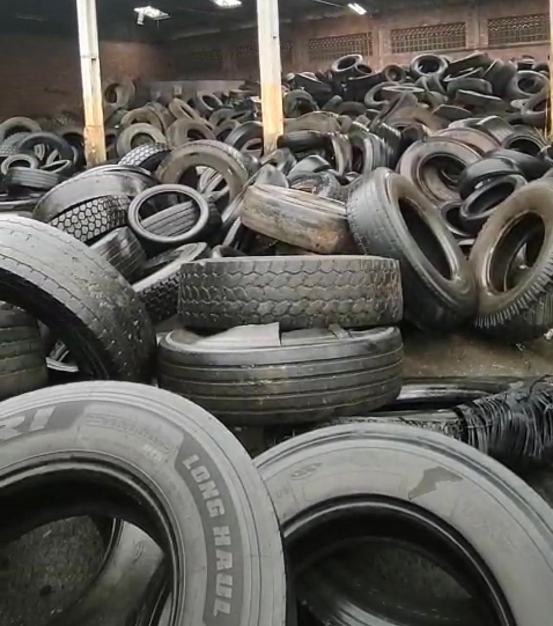 Campanha ambiental arrecada mais de 4,5 mil pneus em Siderópolis