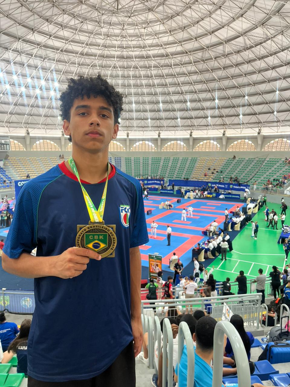 Atleta de Siderópolis conquista 3º lugar no Campeonato Brasileiro de Karatê